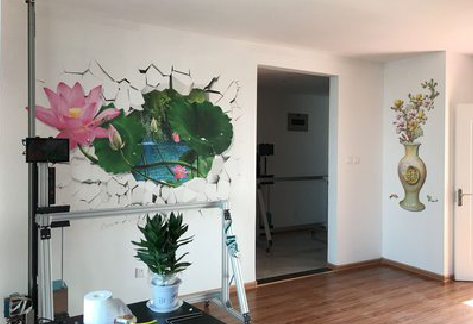 自贡墙体彩绘相比墙纸的优势。