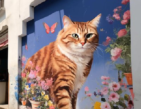 自贡自己绘制有个性的手绘墙