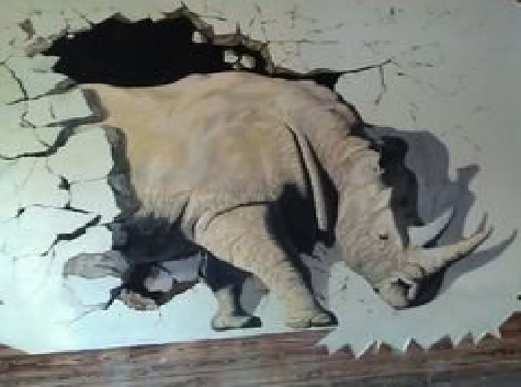 自贡在墙绘中，如何绘制3D效果？