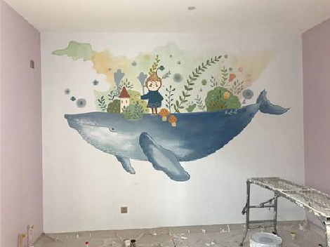 自贡手绘墙的特点及优势。