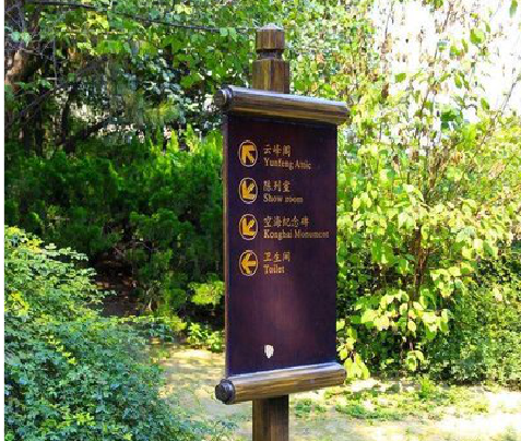 自贡标识牌与环境之间有什么关系?